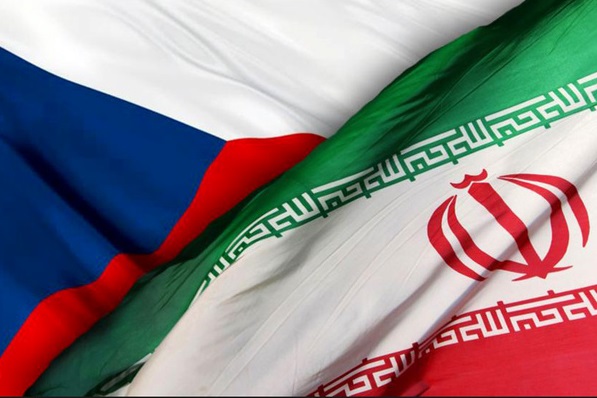 پرچم ایران و چک 
