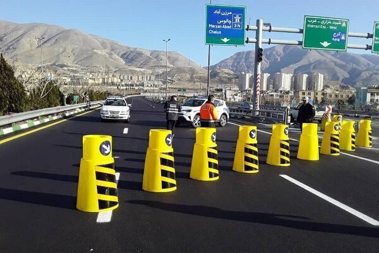 آخرین وضعیت جاده چالوس و آزادراه تهران-شمال  مسیر‌های جایگزین اعلام شد