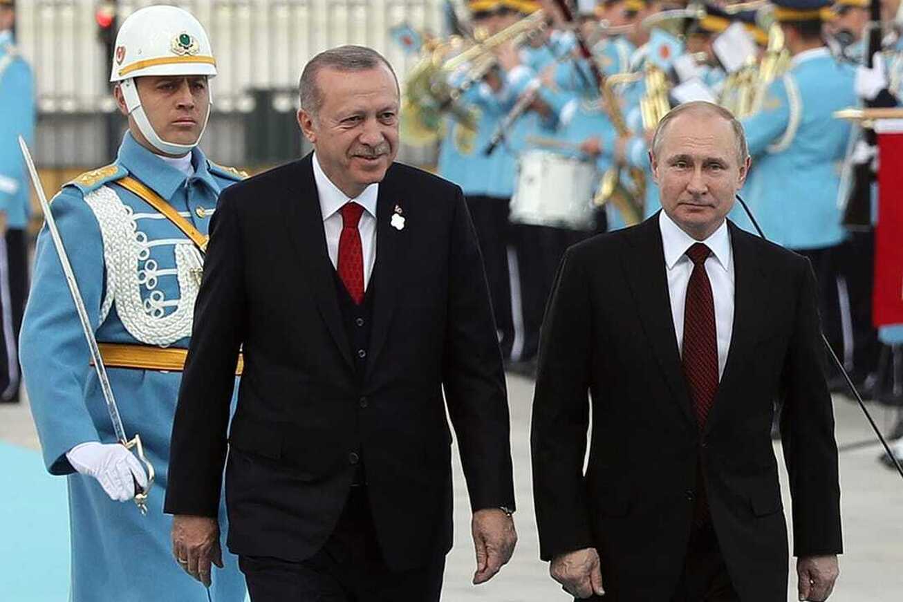 گفتگوی تلفنی پوتین و اردوغان  روابط اقتصادی روسیه و ترکیه در حال توسعه