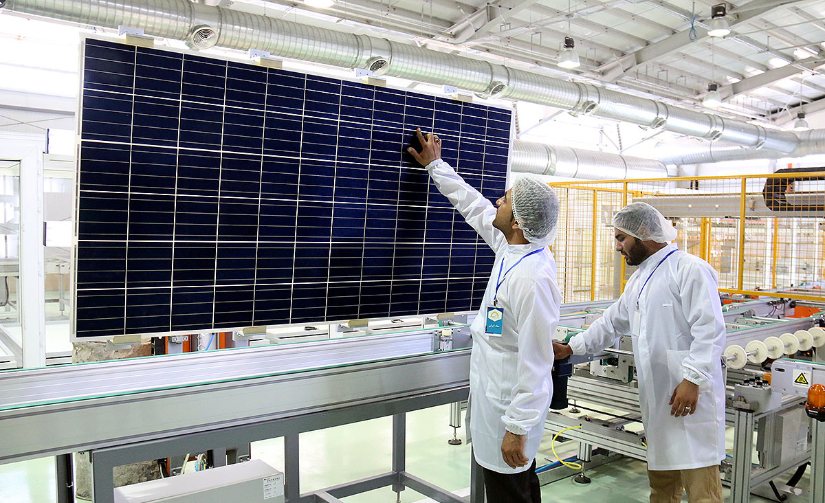 کارخانه تولید پنل های خورشیدی