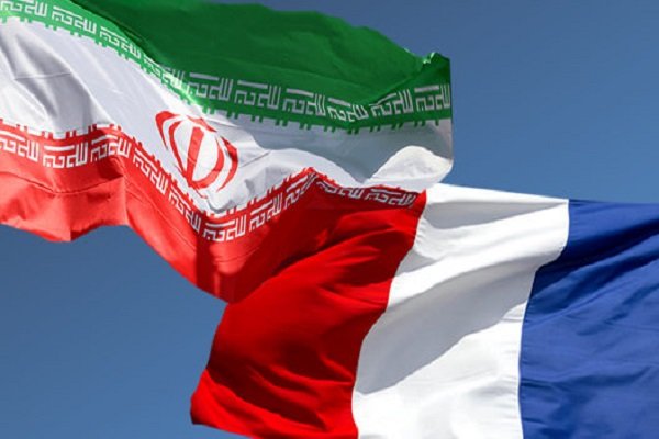 پرچم ایران و فرانسه