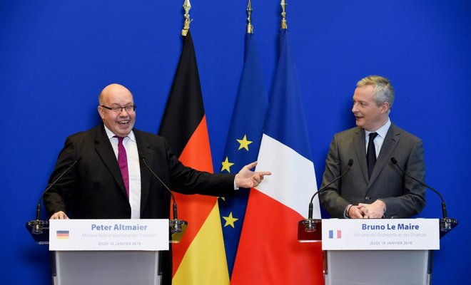 وزرای دارایی فرانسه و آلمان