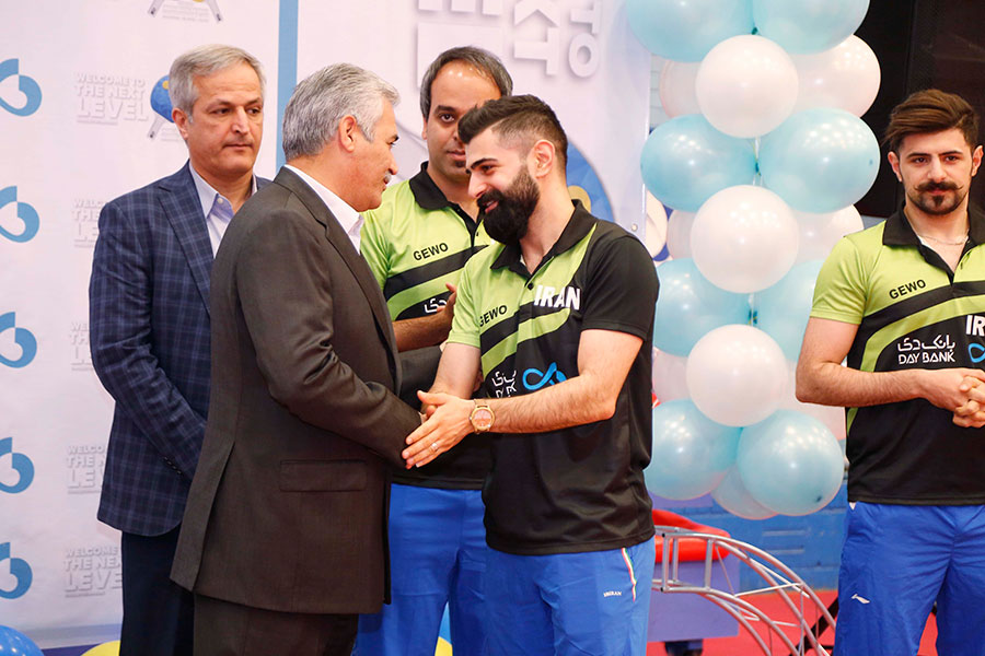 مراسم بدرقه تیم ملی تنیس روی میز برگزار شد