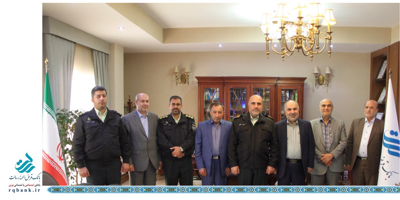 گسترش همکاری ناجای تهران بزرگ و بانک قرض الحسنه رسالت