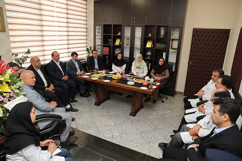 گرامیداشت روز پزشک در بیمارستان بانک ملی ایران