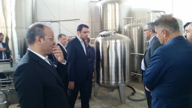 بازدید مدیرعامل بانک توسعه تعاون و معاون تعاون از طرح‌های تولیدی استان زنجان