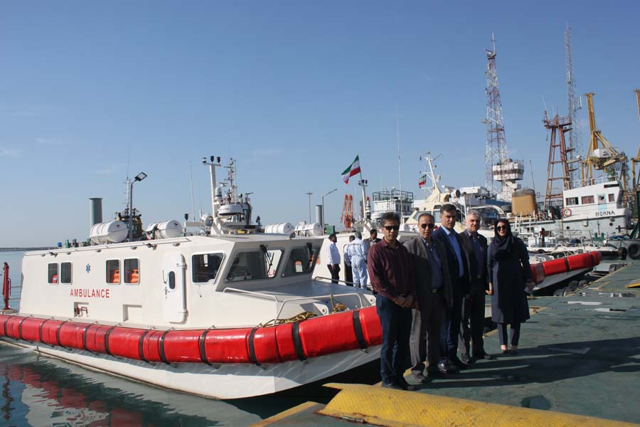 بهره برداری از سه فروند آمبولانس دریایی پیشرفته با مشارکت بانک رفاه