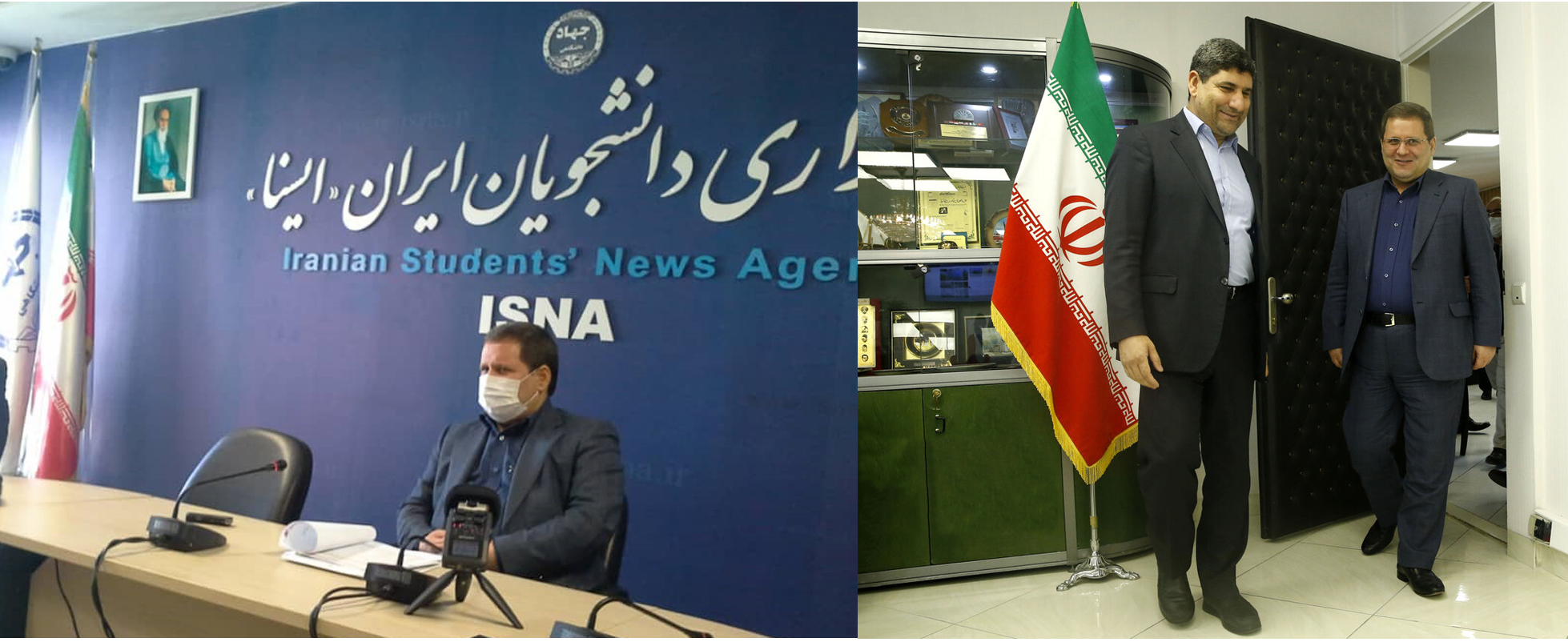 دیدار حسین مهری از ایرنا و ایسنا