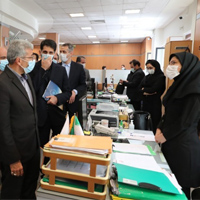 بازدید معاون شعب بانک ملی ایران از شعبه مستقل میرداماد