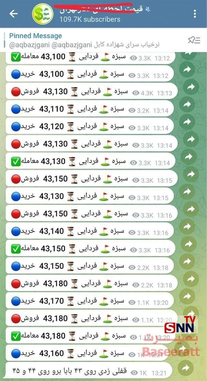 گاف عجیب یکی از کانال‌های غیررسمی تلگرامی/ دست اخلالگران ارزی رو شد/ قیمت‌ها در بازار ارز کاهش می‌یابد