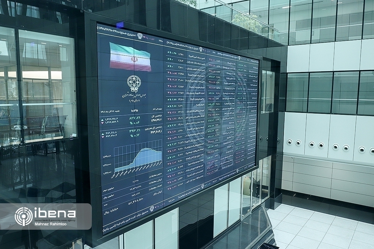 افت اندک شاخص کل بورس در اولین روز هفته
