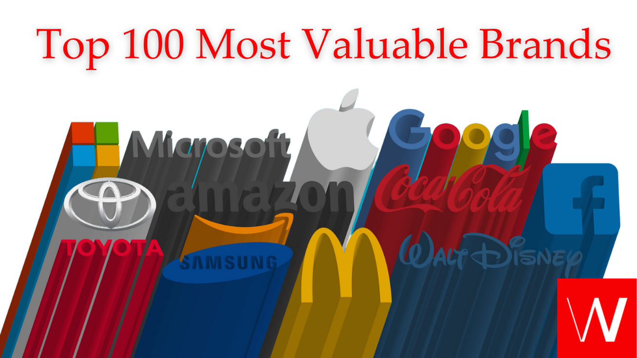 ۱۰۰ برند ارزشمند اول جهان + اینفوگرافی