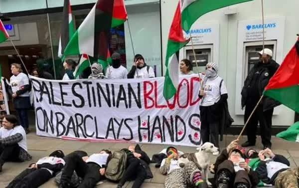 گسترش تحریم بانک‌های انگلیسی حامی تل‌آویو از سوی انگلیسی‌ها‌