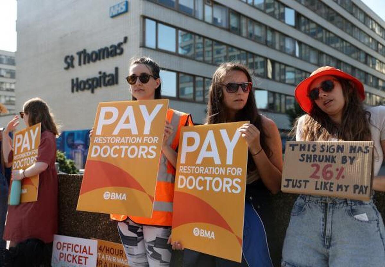 اعتصابات جدید بریتانیا به بیمارستان‌ها کشید
