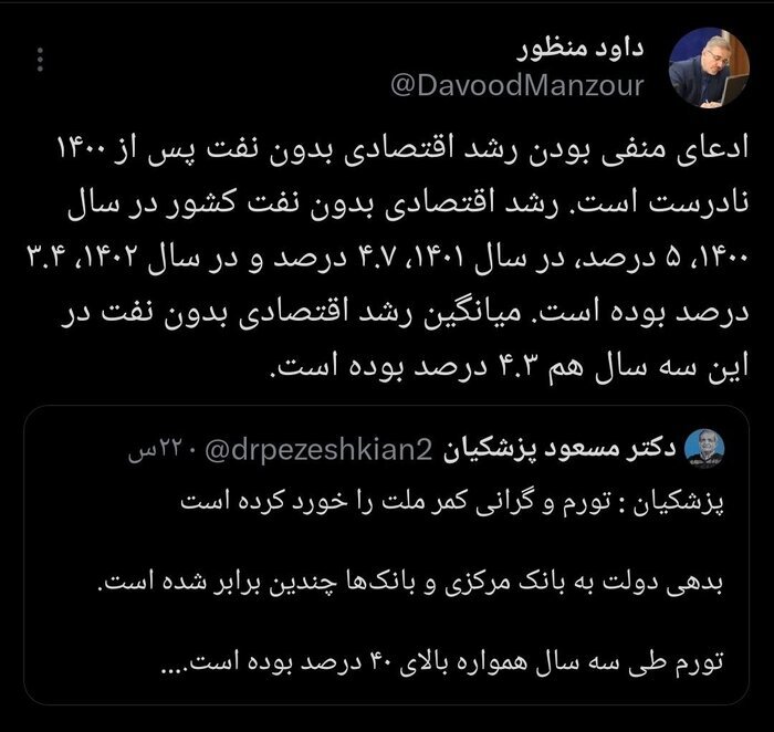 کاهش ۴۳ درصدی رشد بدهی دولت به بانک مرکزی در دولت سیزدهم