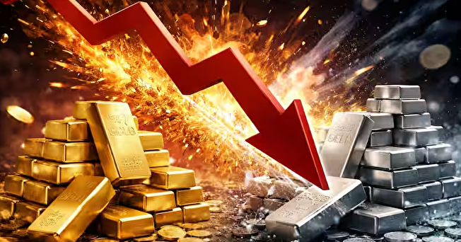 چگونه سفته‌بازی سقوط تاریخی طلا و نقره را رقم زد؟