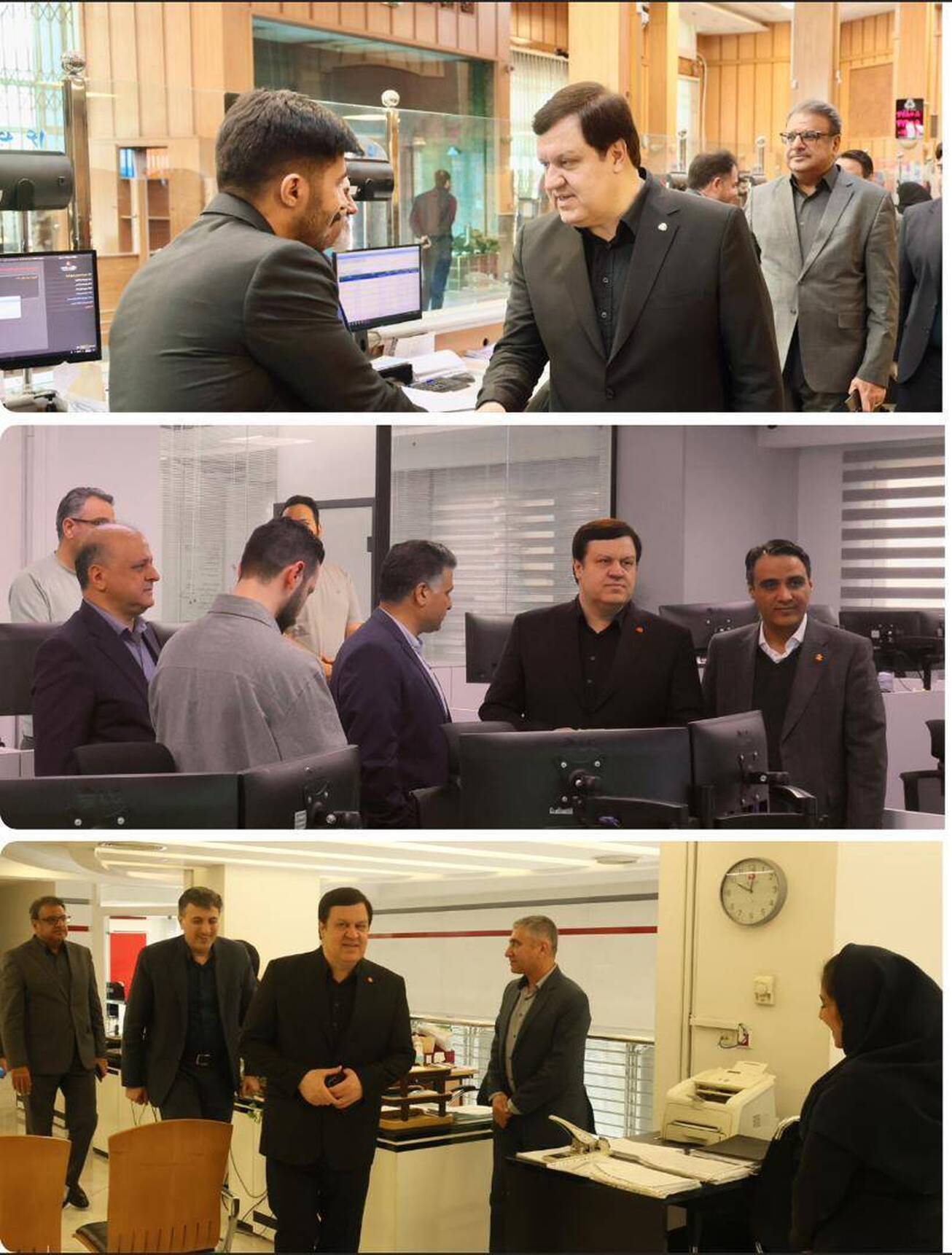 بازدید مدیرعامل بانک ملت از روند خدمت&zwnj;رسانی به مشتریان