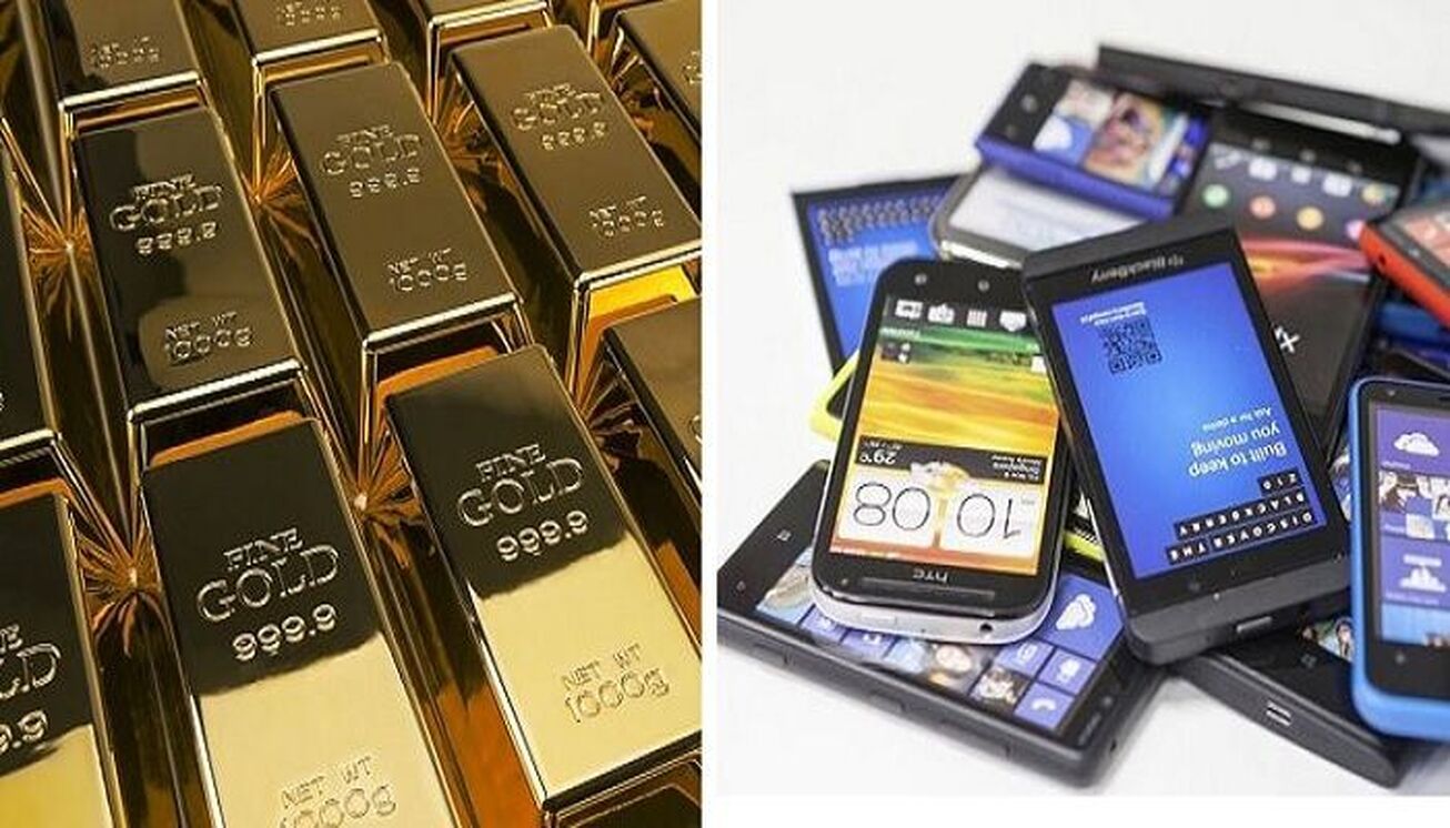 جزئیات واردات طلا و موبایل در ۴ ماهه نخست امسال  عبور طلای وارداتی از یک میلیارد دلار