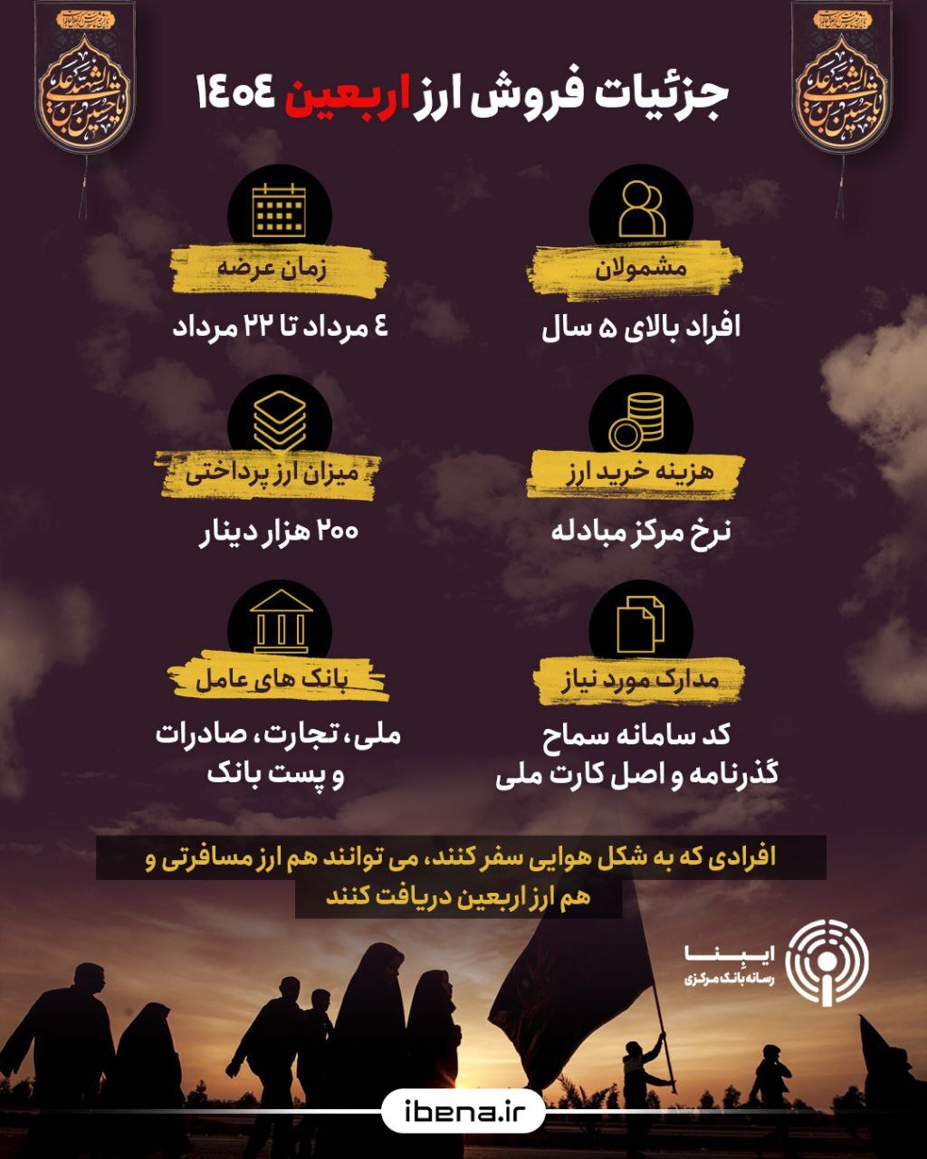 عرضه ارز اربعین از امروز آغاز می‌شود+ جزئیات نحوه دریافت