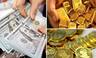 کاهش قیمت طلا و سکه همزمان با افت نرخ ارز