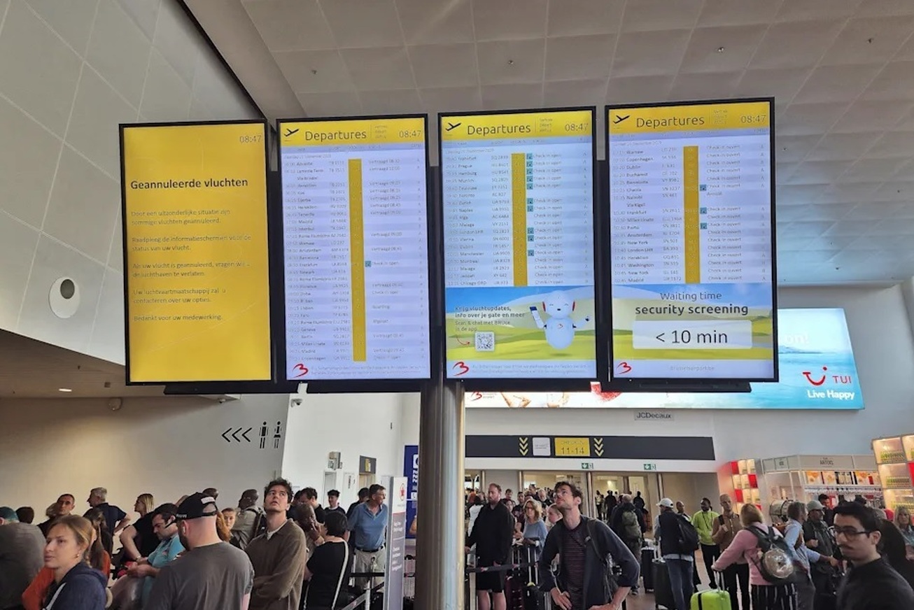 دستگیری عامل احتمالی اختلالات فرودگاه‌های اروپا در انگلیس