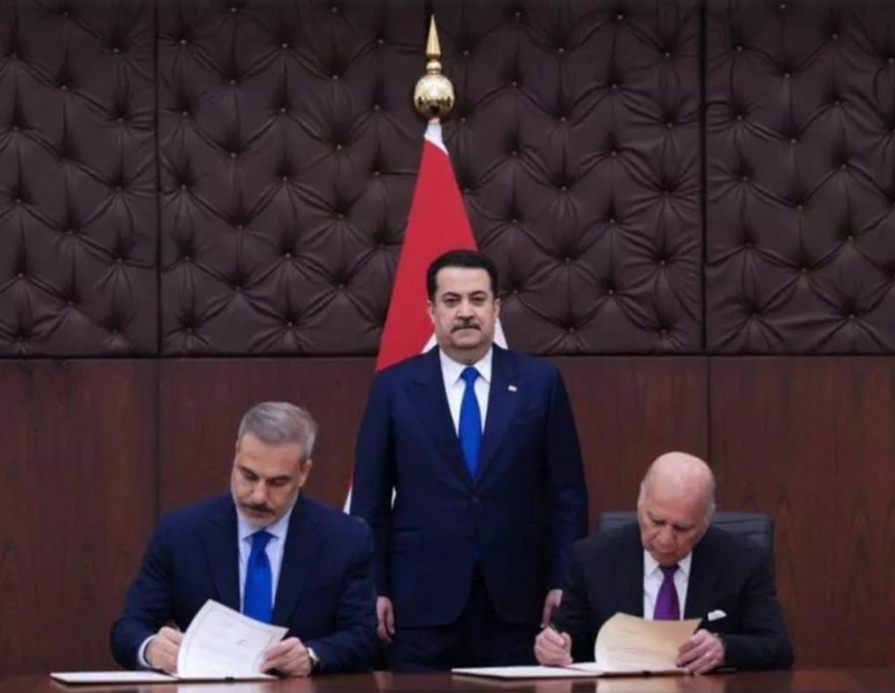 امضای توافقنامه همکاری آبی میان عراق و ترکیه