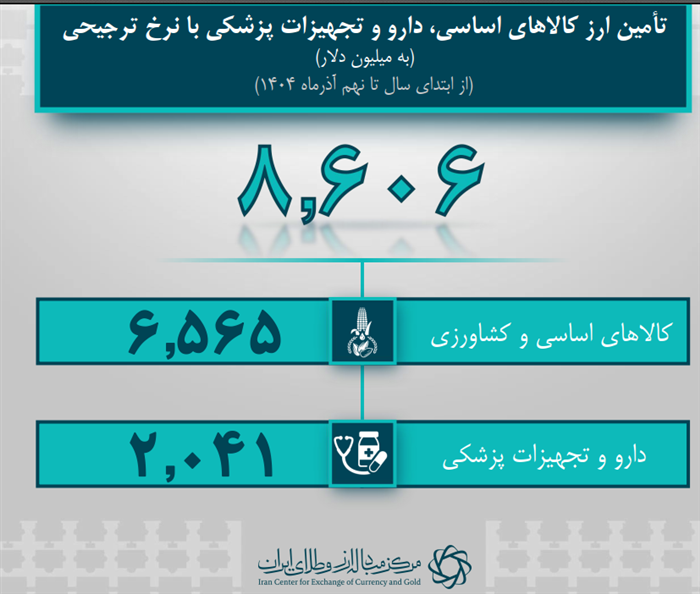 ۳۹.۸ میلیارد دلار ارز واردات تامین شد/ تامین ارز خدمات از یک میلیارد دلار گذشت
