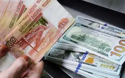 روبل در برابر دلار آمریکا به بالاترین رقم دو سال اخیر رسید
