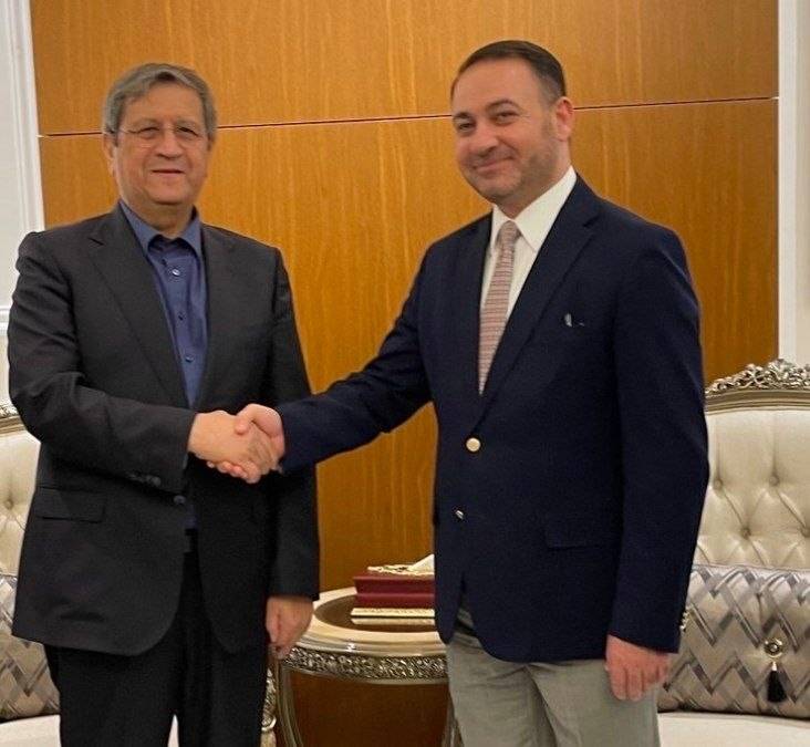 توسعه همکاریهای راهبردی اقتصادی؛ محور گفتوگوی رئیس کل بانک مرکزی با وزیر تجارت عراق توسعه همکاریهای راهبردی اقتصادی؛ محور گفتوگوی رئیس کل بانک مرکزی با وزیر تجارت عراق