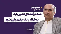 همه درآمدهای کشور باید به خزانه بانک مرکزی واریز شود