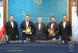 تفاهم‌نامه ۳ همتی بانک ملی ایران و وزارت میراث فرهنگی امضا شد