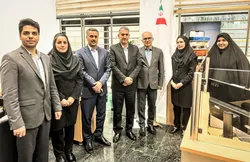 بازدید سرپرست مدیریت عامل بانک سرمایه از شعبه صندوق ذخیره فرهنگیان