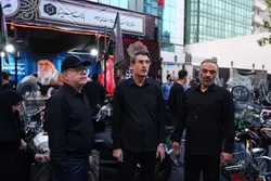 حضور علی ابدالی در موکب بانک سینا